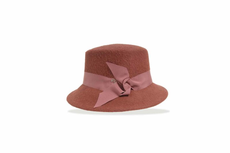 Anahit bell hat - Soft pink - Velvet Felt
