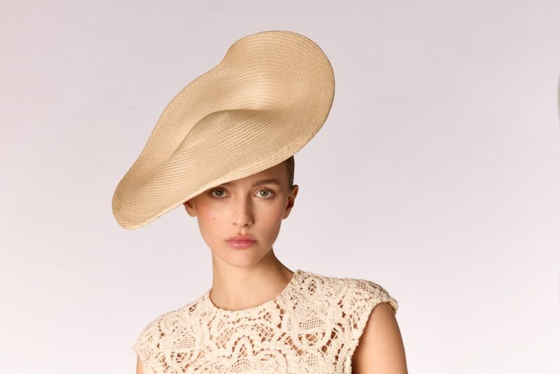 Chapeau Élégant Paille Naturelle Maison Fabienne Delvigne Balerie