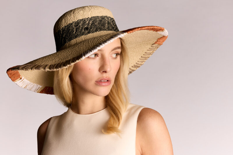 Maison Fabienne Delvigne - Panama hoed natureel Sienne