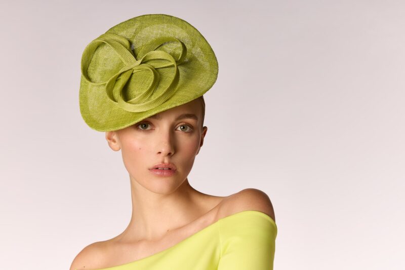 Chic Green Event Hat Maison Fabienne Delvigne Speranza