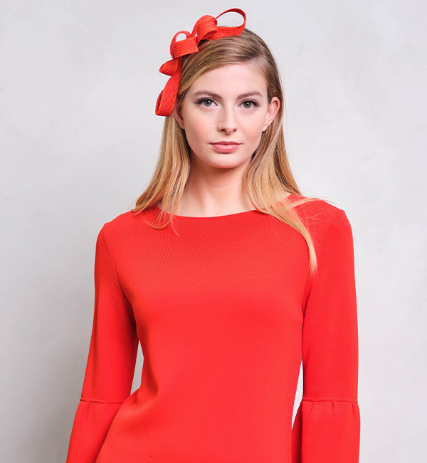 Fabienne Delvigne - Serre-tête Anastasia - Orange -