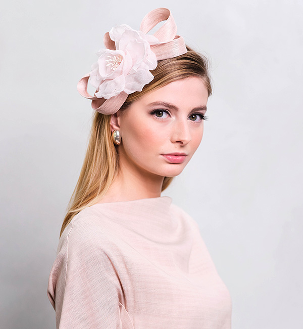 Fabienne Delvigne- Serre-tête Grace- Rose Poudré